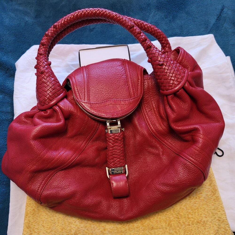 Fendi Spy Bag in Red Leather